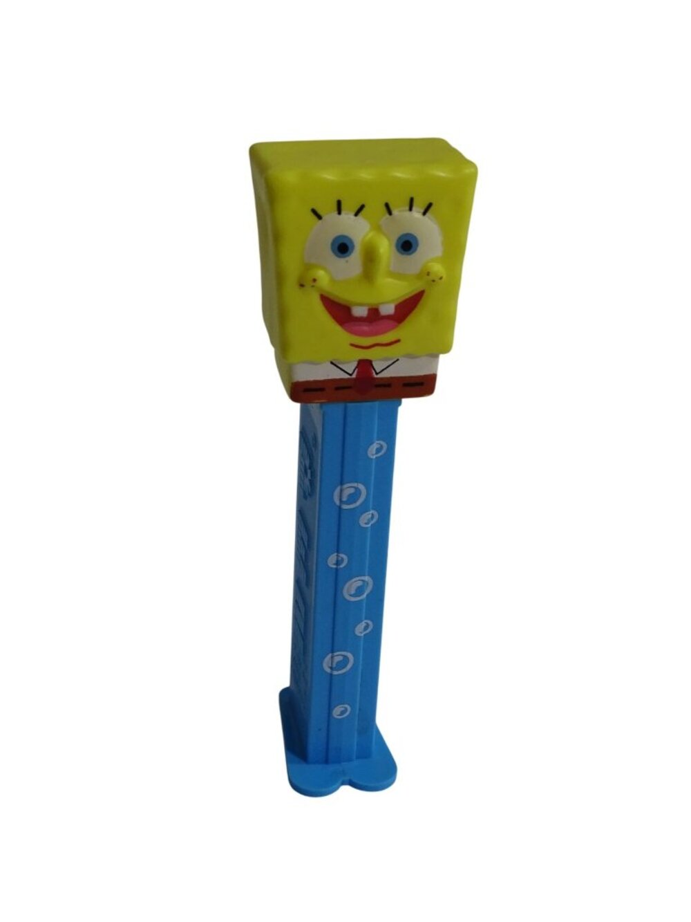 SpongeBob SquarePants Pez Candy Dispenser Collectible Blue Yellow 2014 EMPTY